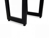 Zaphiro End Table - Live-Edge Melina Wood with Metal Base