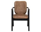 Poly Suede Upholstered Chair | Forge Armchair Brown