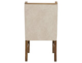 Silver Poly Suede Upholstered Dining Chair | Ivory & Wood