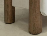 Westmont Console Table - Modern White Wood Storage Console