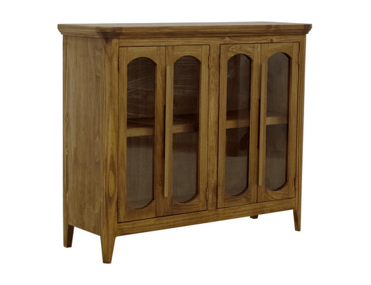 4 Door Brava Console - Transitional Design Storage Cabinet