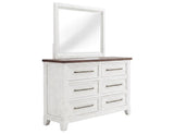 Stoa Mirror - White Wood Bedroom Mirror | Elegant & Sustainable