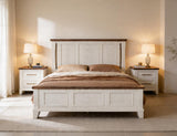 2 Drawer Nightstand | Stoa Collection Melina Wood Two-Tone Design