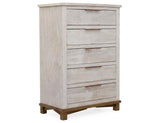 5 Drawer Chest - Golden Loft Solid Wood Storage Furniture