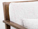 Forest Armchair | Beige Upholstery & Melina Wood Frame