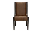 100% Leather Upholstered Chair | Walnut Collection Dining