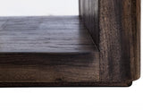 Black Balam 1 Shelf Chairside Table | Mango & Teak Wood