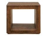 Balam 1 Shelf End Table - Mango & Teak Wood Occasional Table