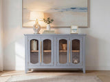 4 Door Console Table - Brava Transitional Storage Furniture