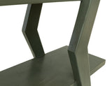 4-Shelf X-Shaped Étagère Moka Bookcase - Mango Wood Storage