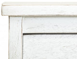 White Roots 2 Drawer Nightstand | Rustic Farmhouse Bedroom