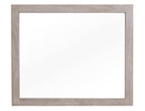 Golden Loft Mirror - Light Gray Wood Frame | Bedroom Mirror