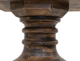 Lumiere Round Pedestal Dining Table | Solid Pine Wood