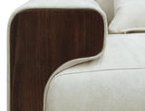 Raramuri Loveseat | Leather Upholstery & Wood Detailing