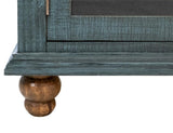 3 Drawer 4 Door Vintage Console - Solid Pine Wood Accent Furniture