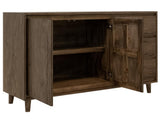 Savia 3 Drawer 2 Door Console | Solid Wood Organic Modern