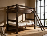 Forte Pine Twin Bunk Bed | Solid Wood Coffee Ochre Finish