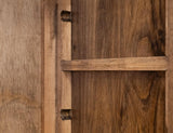 Antique Solid Pine Bookcase - 12 Position Rustic Design