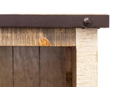 Antique Solid Pine Bookcase - 12 Position Rustic Design