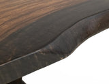 Forge Live Edge Rectangular Dining Table | Modern Design