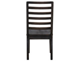 Black Balam Wooden Chair - Solid Pine Dining Chair