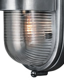 Maritime Silver Outdoor Wall Sconce