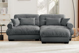 CLOUDIES 94" Loveseat with 1 Ottoman