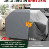 58 Inch 600D Heavy‑Duty Bbq Grill Cover