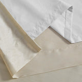 Twist Tab Silky Window Curtain with Blackout, Champagne