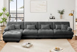 CLOUDIES 173" 4 Seater Sofa with 1 Ottoman