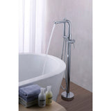 Sens 2-Handle Freestanding Claw Foot Tub Faucet with Hand Shower in Polished Chrome