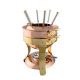 Mauviel M'Tradition Copper Fondue Set