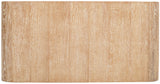 Cresthill Oak Wood Art Deco Coffee Table - Elegant Design, Brushed Finish & 200 lbs Capacity, 48" W
