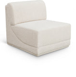 Ollie Boucle Fabric Upholstered Armless Modular Chair