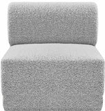 Ollie Boucle Fabric Upholstered Armless Modular Chair