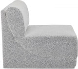 Ollie Boucle Fabric Upholstered Armless Modular Chair