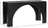 Arch Console Table - Stylish Art Deco Design for Living Rooms, Durable Solid Wood, Modern Elegance