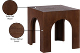 Arch End Table - Stylish Art Deco Design for Modern Living Rooms, Durable Solid Wood Construction