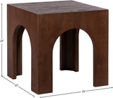 Arch End Table - Stylish Art Deco Design for Modern Living Rooms, Durable Solid Wood Construction