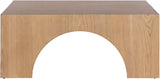 Arch Coffee Table - Modern Art Deco Design for Stylish Living Room Decor, Durable Solid Wood Construction