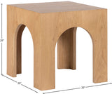 Arch End Table - Stylish Art Deco Design for Modern Living Rooms, Durable Solid Wood Construction