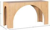 Arch Console Table - Stylish Art Deco Design for Living Rooms, Durable Solid Wood, Modern Elegance