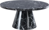 Omni Contemporary Coffee Table - Luxurious 36-Inch Round Design for Upscale Living Room Appeal