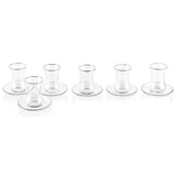 Classic Glass Cup & Saucer Set with Gold Trim