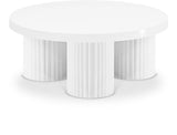 Rhodes Coffee Table - Modern Art Deco Design with Fluted Legs for Sophisticated Living Spaces