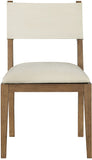 Avon - Linen Textured Performance Fabric Dining Side Chair (Set of 2)