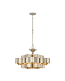 Grand Lotus Large Silver Chandelier