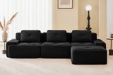 CORDELIA 117" 3-Seater Sofa with 1 Ottoman