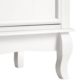 White 7 Drawer Dresser For Bedroom, Modern Chest of Drawers
