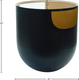 Doma Round Glass Top End Table with Brushed Metal Finish – Stylish Contemporary Design Accent Piece